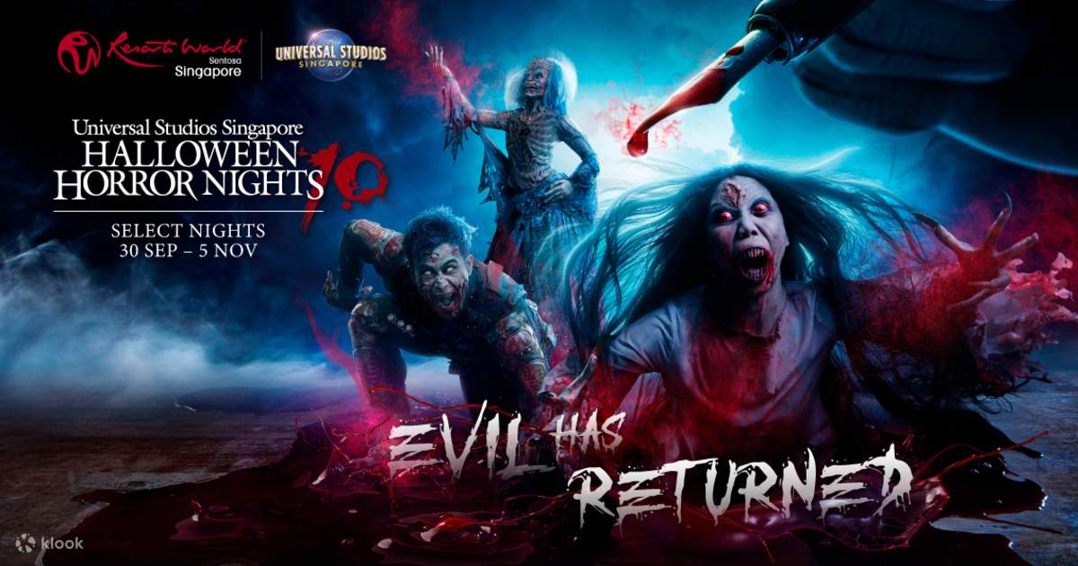 Universal Studios Singapore™ Halloween Horror Nights™ 10 Ticket Klook